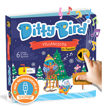 Ditty Bird | Spanish Christmas Songs | Interactive Musical Book for toddlers 1- 3 | Libro sonoro en español Canciones de Navidad