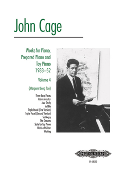 Paperback Works for Piano, Prepared Piano and Toy Piano 1933-52: Sheet Book