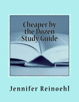 Paperback Cheaper by the Dozen Study Guide: (Reproducible) Book