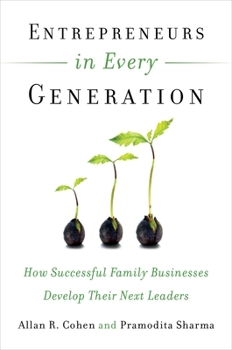 Paperback Entrepreneurs in Every Generation: How Successful Family Businesses Develop Their Next Leaders Book