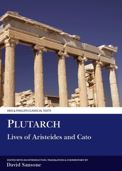 Hardcover Plutarch: Lives of Aristeides and Cato Book