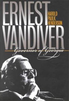 Hardcover Ernest VanDiver, Governor of Georgia Book