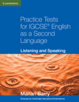 Paperback Practice Tests for Igcse English as a Second Language: Listening and Speaking Book 1 Book