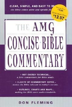 Paperback The Amg Concise Bible Commentary Book