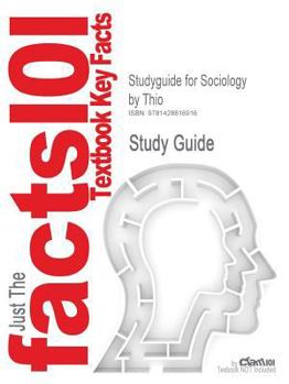 Paperback Studyguide for Sociology by Thio, ISBN 9780205350995 Book