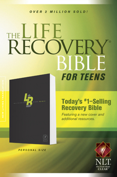 Paperback Life Recovery Bible for Teens-NLT-Personal Size Book