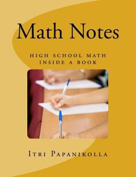 Paperback Math Notes Book