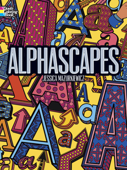 Paperback Alphascapes Coloring Book