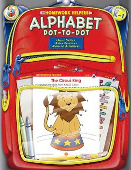 Paperback Alphabet Dot-To-Dot, Grades Pk - 1 Book