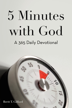 Paperback 5 Minutes with God: A 365 Daily Devotional Book