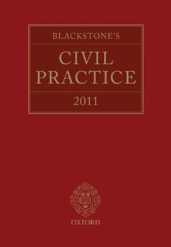 Hardcover Blackstone's Civil Practice 2011 Book