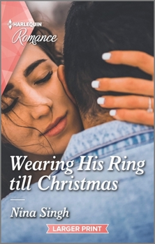 Mass Market Paperback Wearing His Ring Till Christmas [Large Print] Book