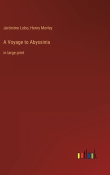 Hardcover A Voyage to Abyssinia: in large print Book