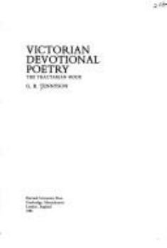 Hardcover Victorian Devotional Poetry: The Tractarian Mode Book