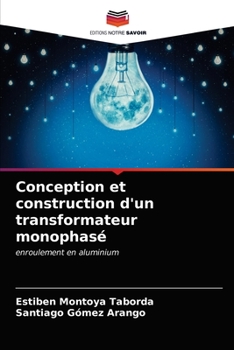 Paperback Conception et construction d'un transformateur monophasé [French] Book