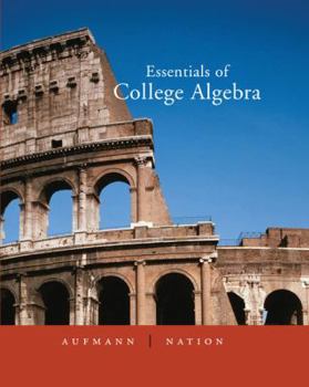 Hardcover Essentials of College Algebra Book