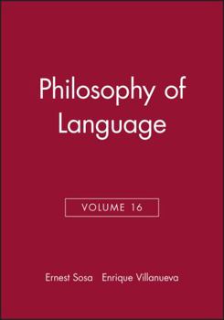 Paperback Philosophy of Language, Volume 16 Book