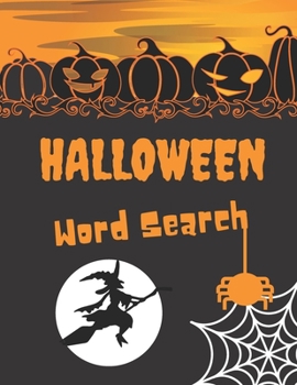 Paperback Halloween Word Search Book: Word Search Puzzles for Adults - Large Print - Fun Holiday Activity Book for Kids Book