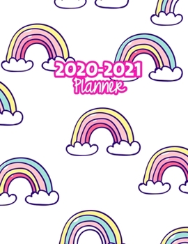 2020-2021 Planner: Two Year Calendar Organizer and Goal Journal | January 2020 - December 2021 Daily, Weekly and Monthly Planner Book with Back Sticker Expression Wall for 2 Years | Design Code 499937