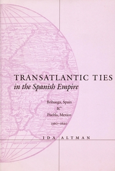 Hardcover Transatlantic Ties in the Spanish Empire: Brihuega, Spain, and Puebla, Mexico, 1560-1620 Book