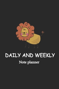 Paperback Daily and Weekly: Note Planner Book