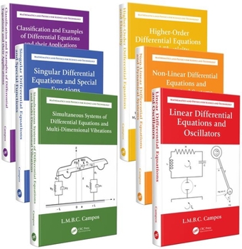 Hardcover Ordinary Differential Equations with Applications to Trajectories and Vibrations, Six-Volume Set Book