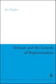Hardcover Deleuze and the Genesis of Representation Book