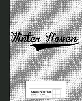 Paperback Graph Paper 5x5: WINTER HAVEN Notebook Book