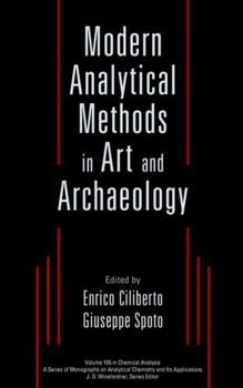 Hardcover Modern Analytical Methods in Art and Archeology Book