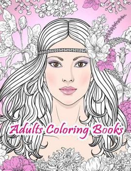 Paperback Adults Coloring Books: Women Coloring Books Relaxation, Large Print (Dover Coloring Books) [Large Print] Book