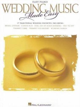Paperback Wedding Music Made Easy: Piano Book