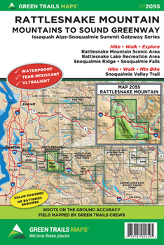 Map Rattlesnake Mountain, Wa No. 205s Book
