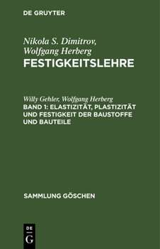 Hardcover Elastizität, Plastizität Und Festigkeit Der Baustoffe Und Bauteile [German] Book