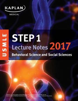 Paperback USMLE Step 1 Lecture Notes 2017: Behavioral Science and Social Sciences (USMLE Prep) Book