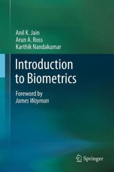 Hardcover Introduction to Biometrics Book