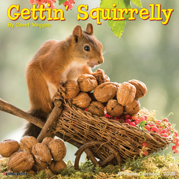 Calendar Gettin' Squirrelly 2023 Wall Calendar Book