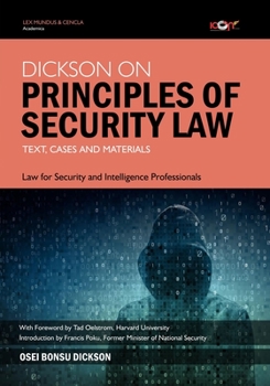Paperback Dickson on Principles of Security Law: Text, Cases and Materials Book