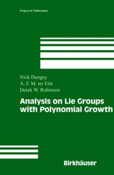 Hardcover Analysis on Lie Groups with Polynomial Growth Book