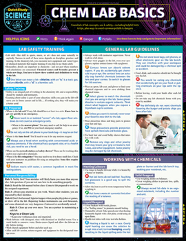 Misc. Chemistry Lab Basics: Quickstudy Laminated Reference Guide Book
