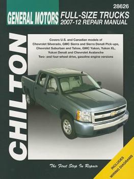 Paperback Chilton's General Motors Full-Size Trucks 2007-12 Repair Manual Book