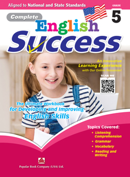 Paperback Complete English Success Grade 5 - Learning Workbook for Fifth Grade Students - English Language Activity Childrens Book - Aligned to National and Sta Book