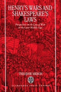 Hardcover Henry's Wars and Shakespear's Laws Book