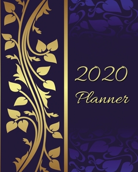 Paperback 2020 Planner: 8"x10" Daily and Weekly Agenda Planner and Organizer V17 Book