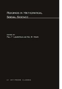 Paperback Readings in Mathematical Social Science Book