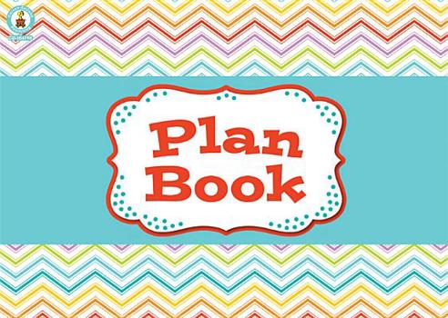 Spiral-bound Chevron Plan Book