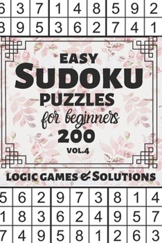 Paperback Easy Sudoku Puzzles for Beginners: 200 Easy Sudoku Logic Games and Solutions for Kids and Learners. Large Print Multiple Grids (Series Vol 4): Hallowe [Large Print] Book