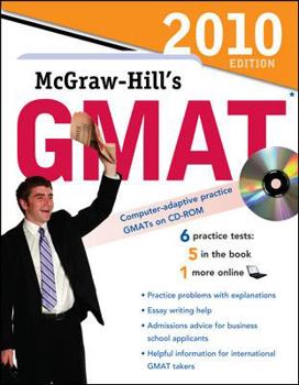 Paperback McGraw-Hill's GMAT: Graduate Management Admission Test [With CDROM] Book