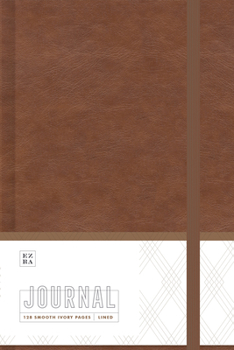 Imitation Leather Ezra Journal, Brown Book