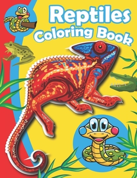 Paperback Reptiles Coloring Book: A Unique Collection Of Reptiles Coloring Pages Book