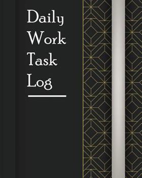 Paperback Daily Work Task Log: Work Tracker Book